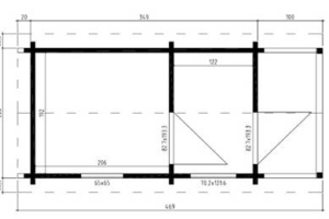 Sauna Olavi I plan