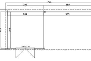 Dārza māja Virginia - plans